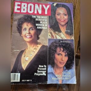 Vintage Ebony Magazine July 1987